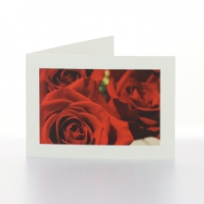 RED ROSE BOUQUET - FOLDED CARD PK/20