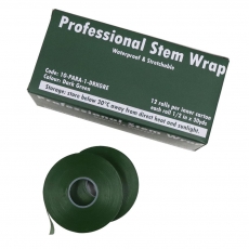STEM WRAP TAPE DRK GREEN per roll 1/2