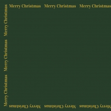 DUO SHEET XMAS BORDER 60MIC 50X70CM DG GREEN PK/50