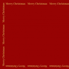 DUO SHEET XMAS BORDER 60MIC 50X70CM RED PK/50