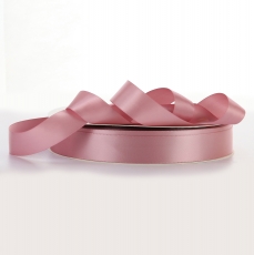 25MM DOUBLE SIDED SATIN 100M DUSTY PINK