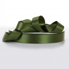 25MM DOUBLE SIDED SATIN 100M OLIVE