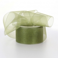 ORGANZA PREMIUM EDGE 50MM X 50YDS OLIVE