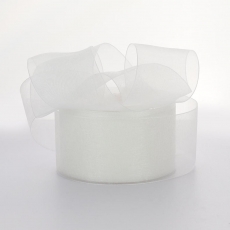 ORGANZA PREMIUM EDGE 50MM X 50YDS WHITE