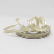 9MM SATIN/LUREX RIBBON 25M GOLD