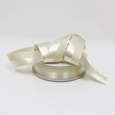 25MM SATIN/LUREX RIBBON 25M GOLD