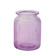 HERCULES HURRICANE VASE 14.5H 9.2T 11B LAVENDER