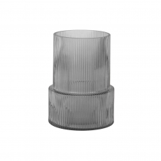 ZOFIA VASE 20H 15T B SMOKE GREY