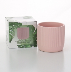 DOL CYLINDER 10H 11T 11B ROSEWATER PINK RIBBED