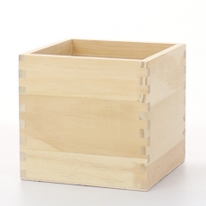 SQ5 WOODEN SQUARE CRATE 12.3H 13T 13B