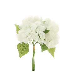 30CM HYDRANGEA BQT X 3 CREAM