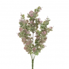 46CM EUCALYPTUS BUSH GREEN/PURPLE