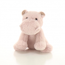 22CM SITTING HIPPO PINK