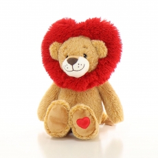 21CM SITTING VALENTINE LION