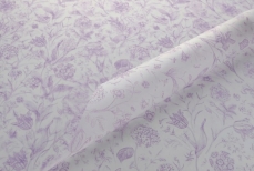 FLORA PRINT FROSTED SHEET 50MIC 50X70CM LAV Pk/100