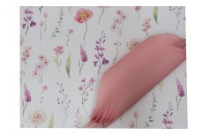50X70 DUO SHEET 60um GARDEN ROSE PK/50