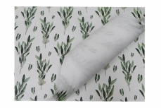 80GSM WHI KRAFT MISTLETOE PRINT W/R 50X70CM PK/50