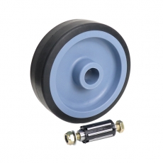 PTE TROLLEY wheel ONLY with bearing bolt and nut (no fork)